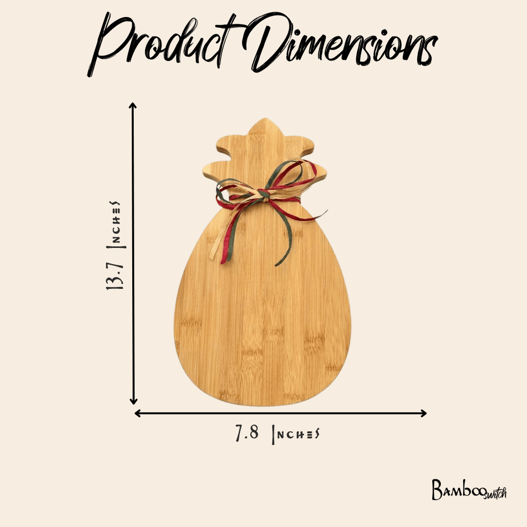 Bamboo Pineapple Cutting Board