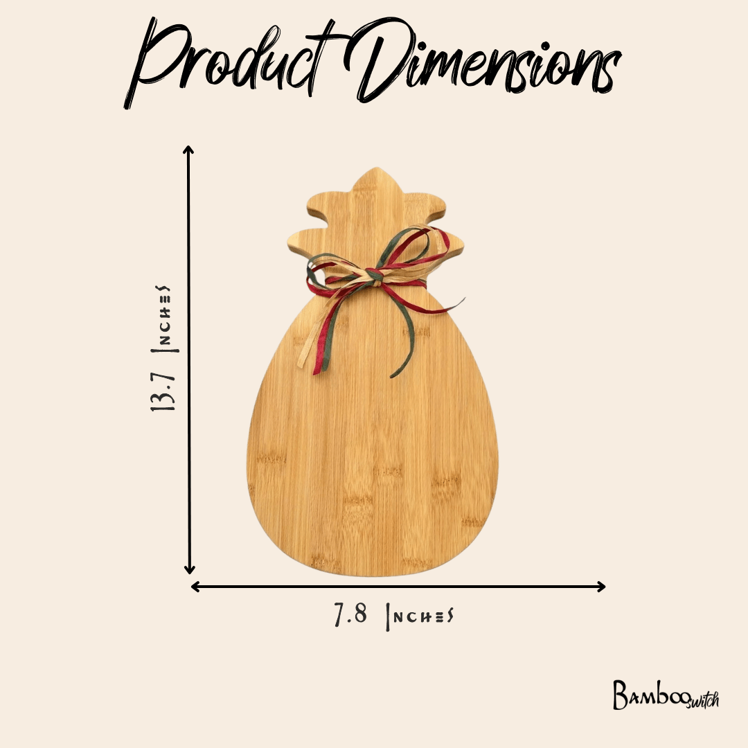 Bamboo Pineapple Cutting Board