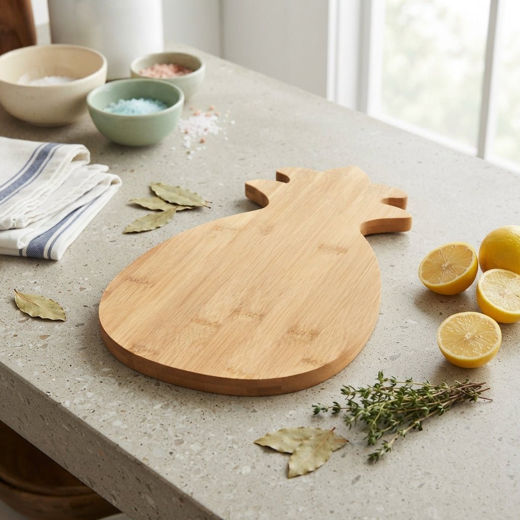 Bamboo Pineapple Cutting Board