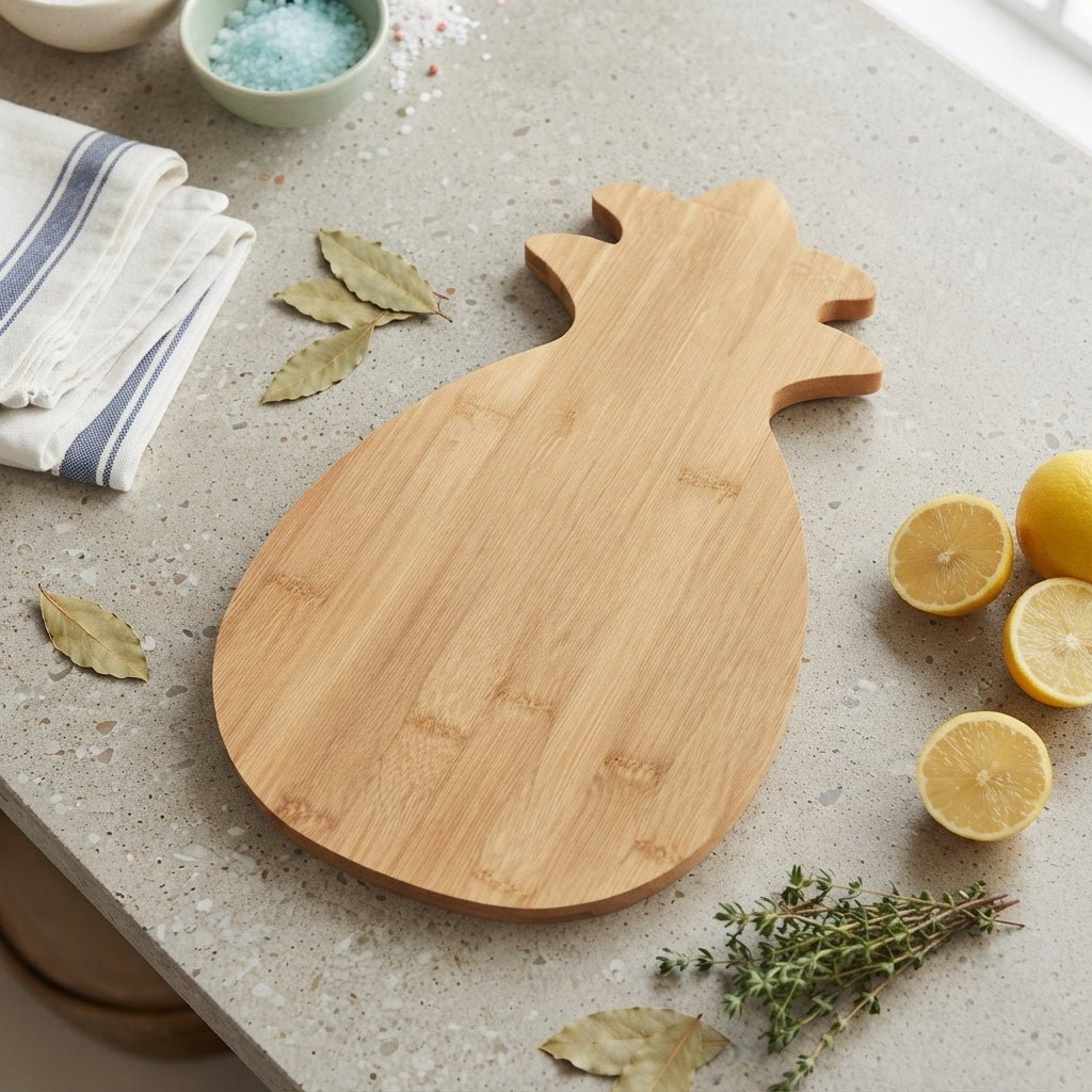 Bamboo Pineapple Cutting Board