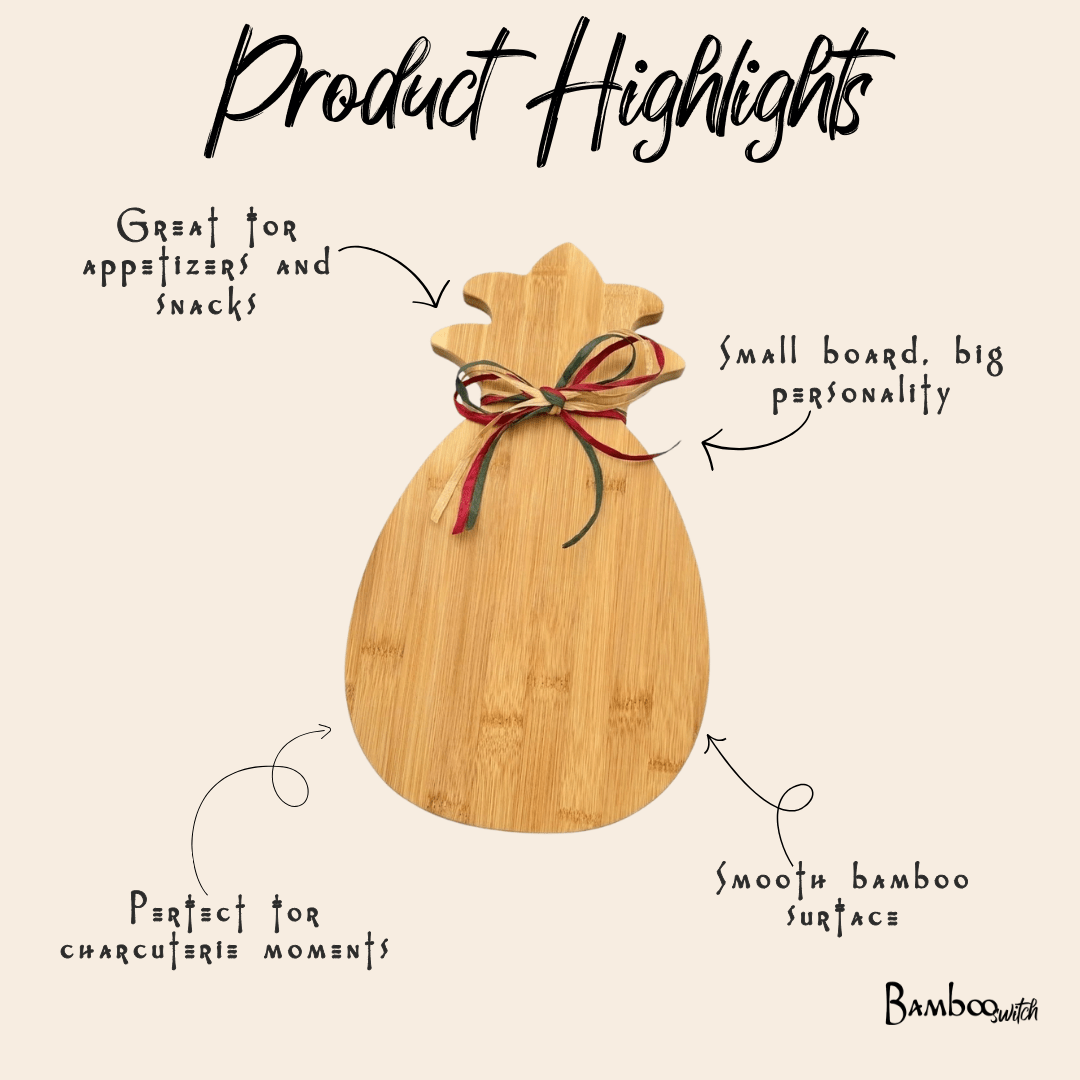 Bamboo Pineapple Cutting Board