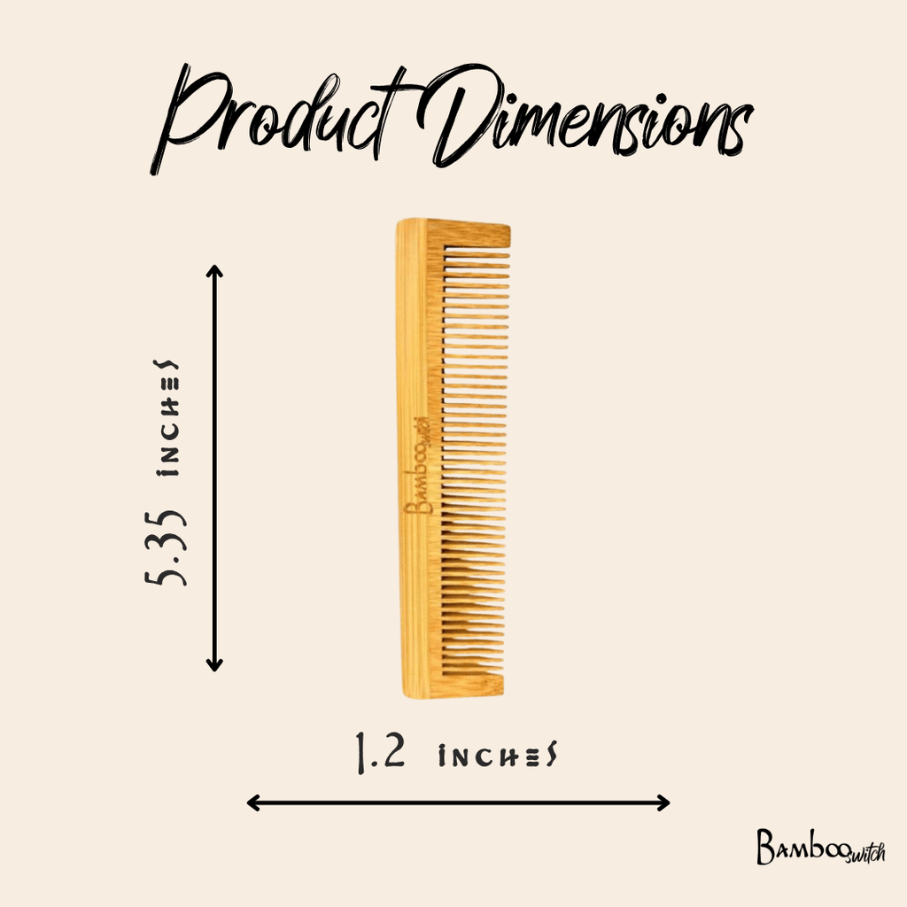 Bamboo Pocket Comb