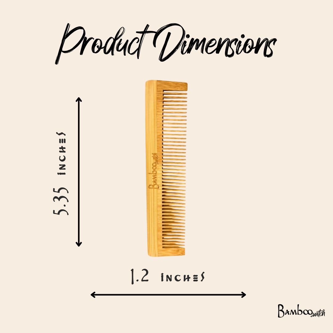 Bamboo Pocket Comb