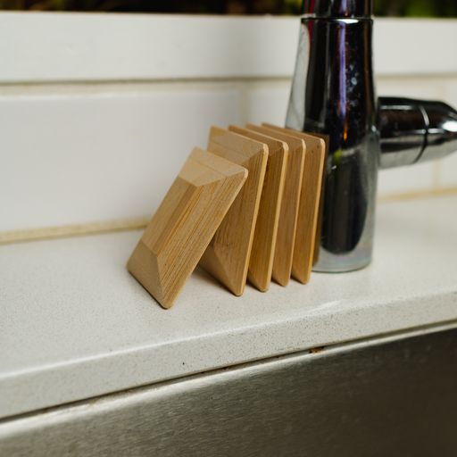Bamboo Pot Scraper | Triangular