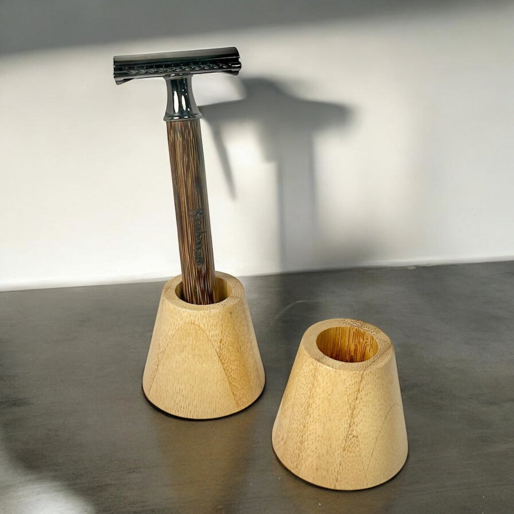 Bamboo Razor Holder