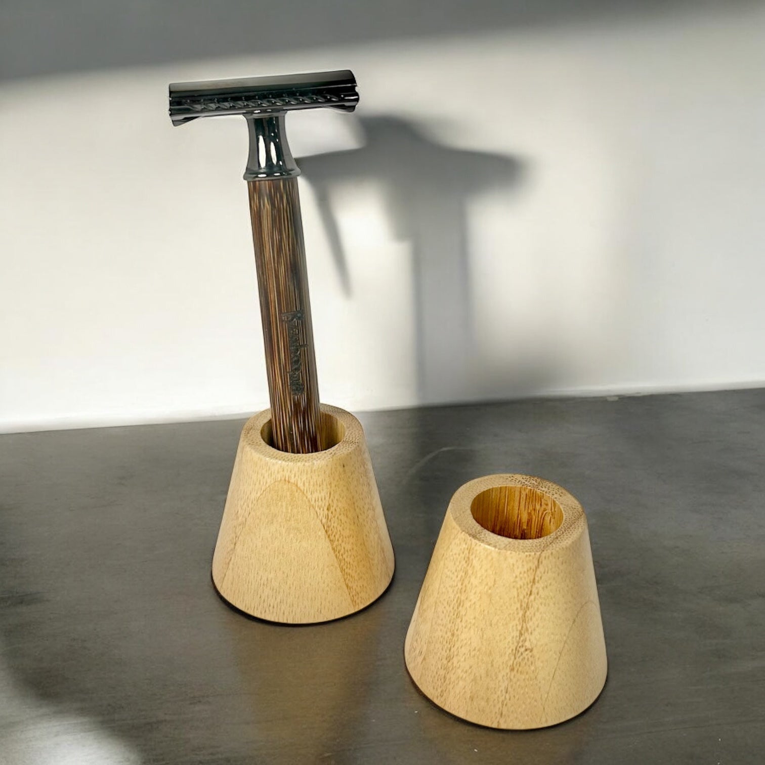 Bamboo Razor Holder