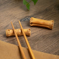 Bamboo Root Chopstick Rest | Handcrafted