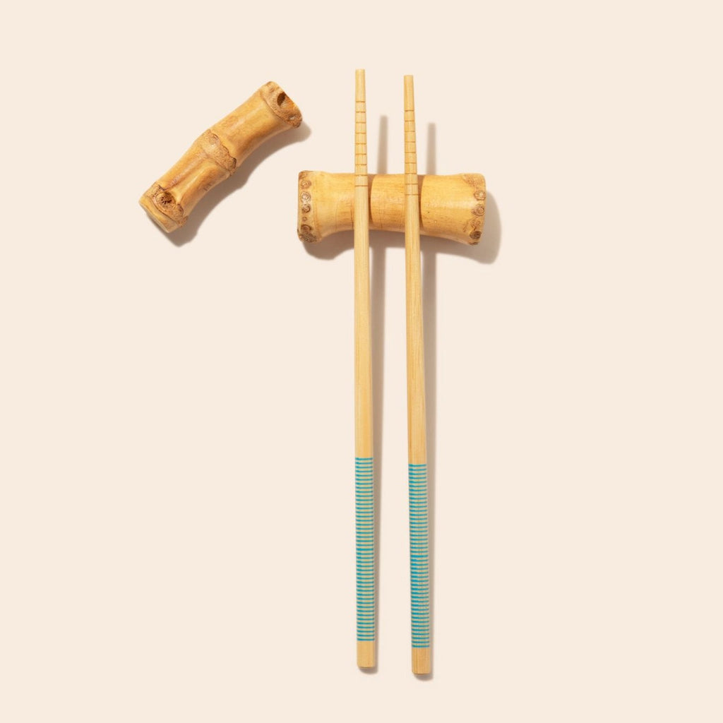 Bamboo Root Chopstick Rest | Handcrafted