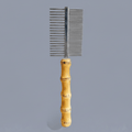 Bamboo Root Pet Flea & Tick Comb