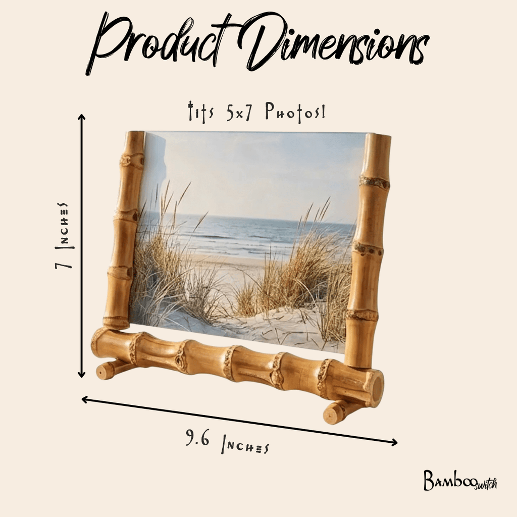 Bamboo Root Picture Frame | 5x7