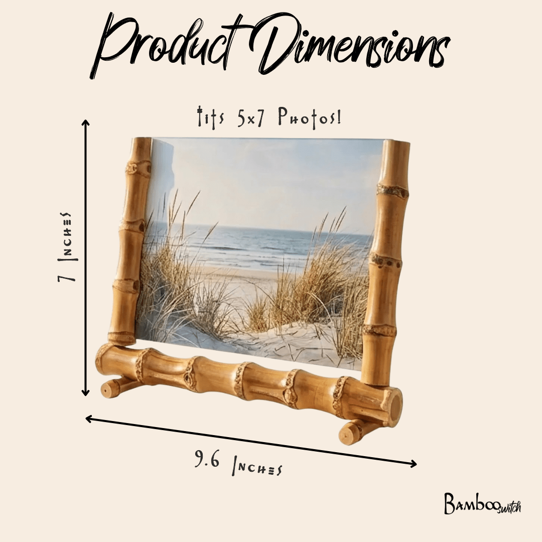 Bamboo Root Picture Frame | 5x7