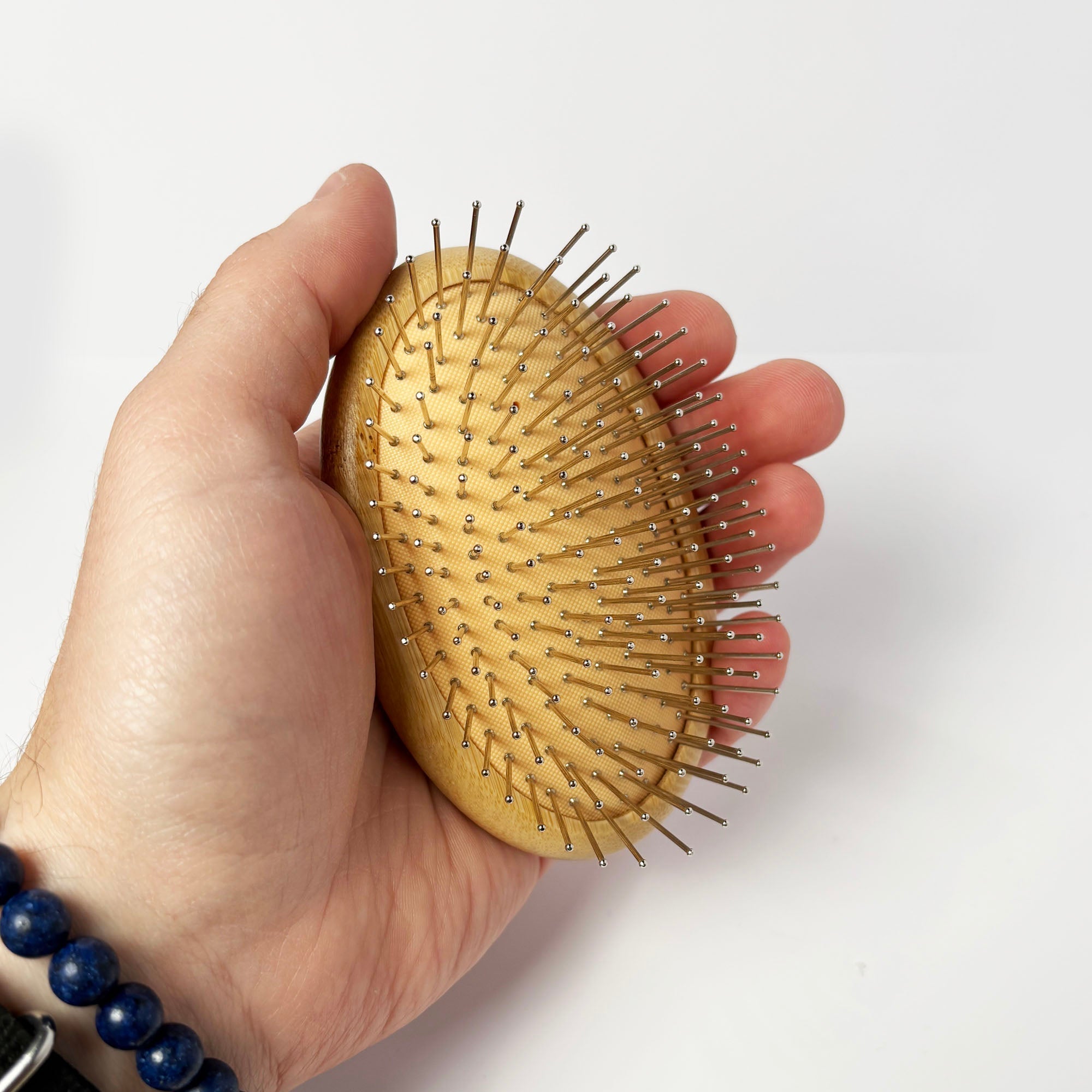 Bamboo Round Hair Brush | Wired Bristles