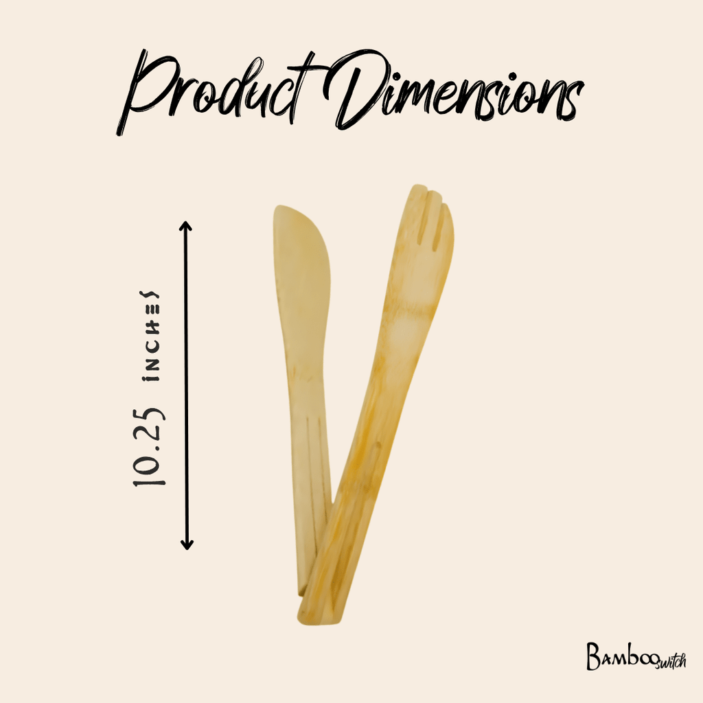 Bamboo Salad Tongs