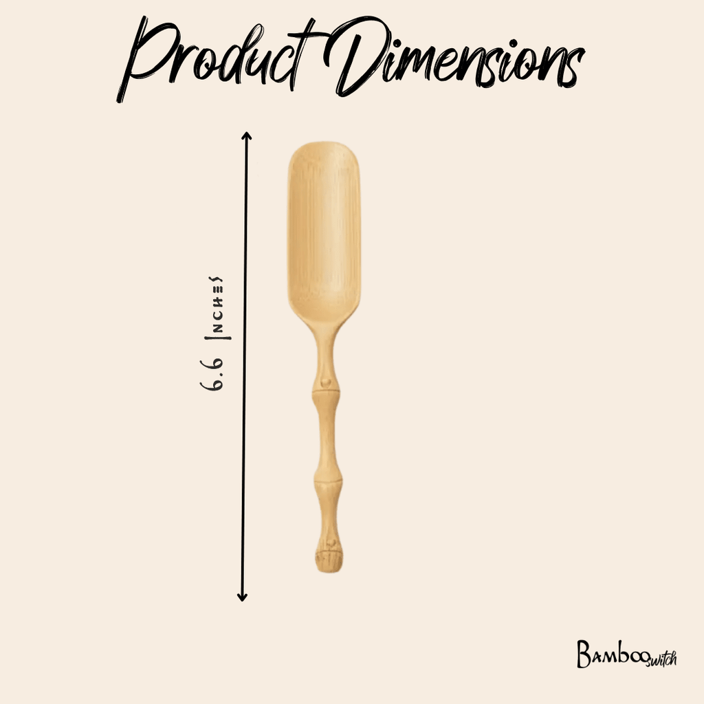 Bamboo Scoop | Hand Carved Handle