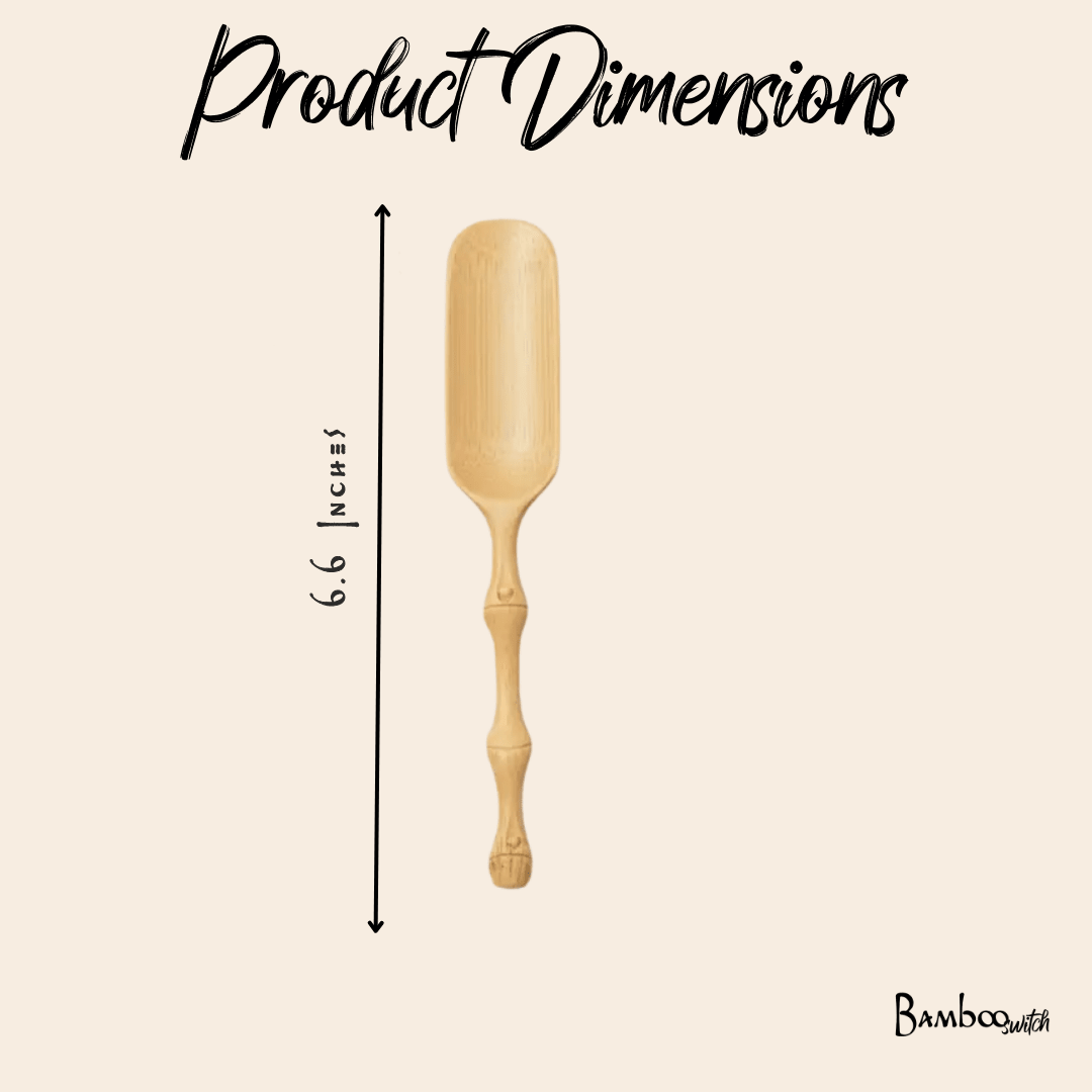 Bamboo Scoop | Hand Carved Handle