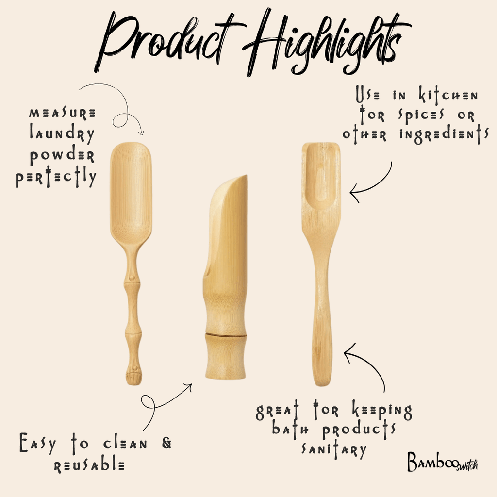Bamboo Scoop | Long