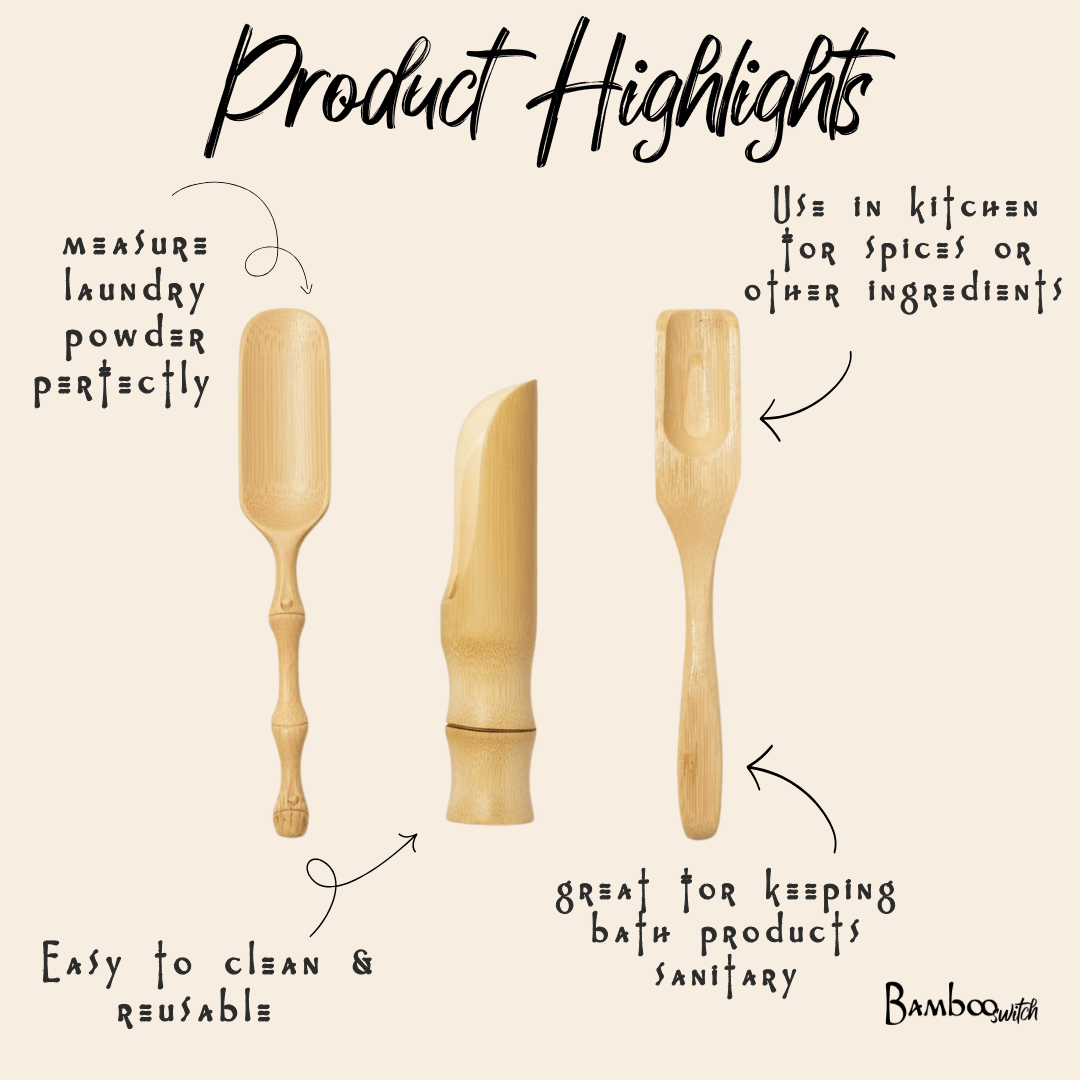 Bamboo Scoop | Long