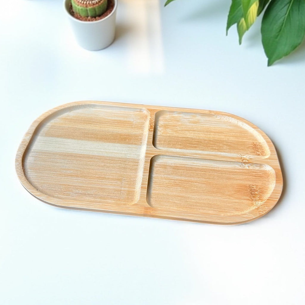 Bamboo Plate | Sectioned
