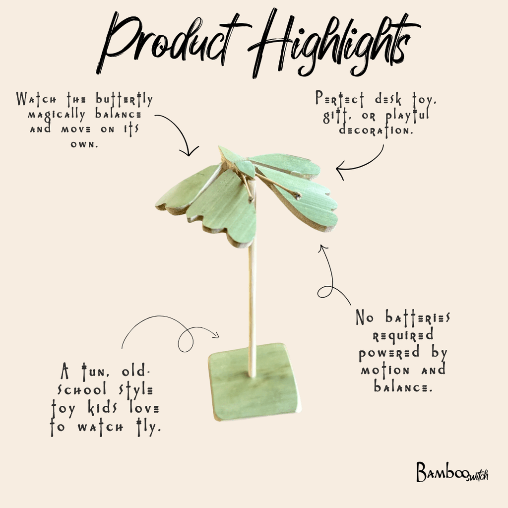 Bamboo Self Balancing Butterfly