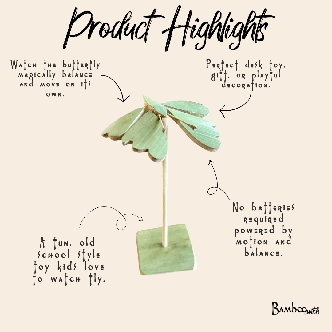 Bamboo Self Balancing Butterfly