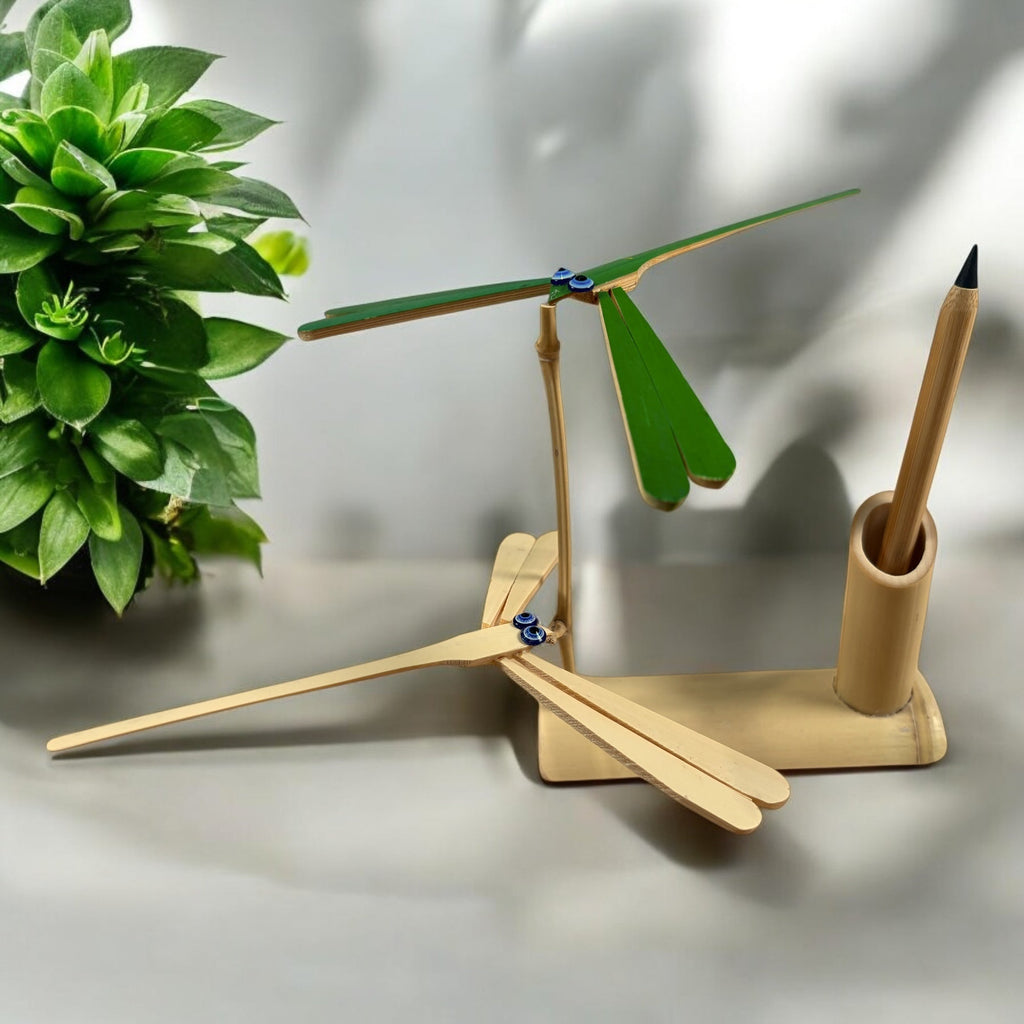 Bamboo Self Balancing Dragonfly Set