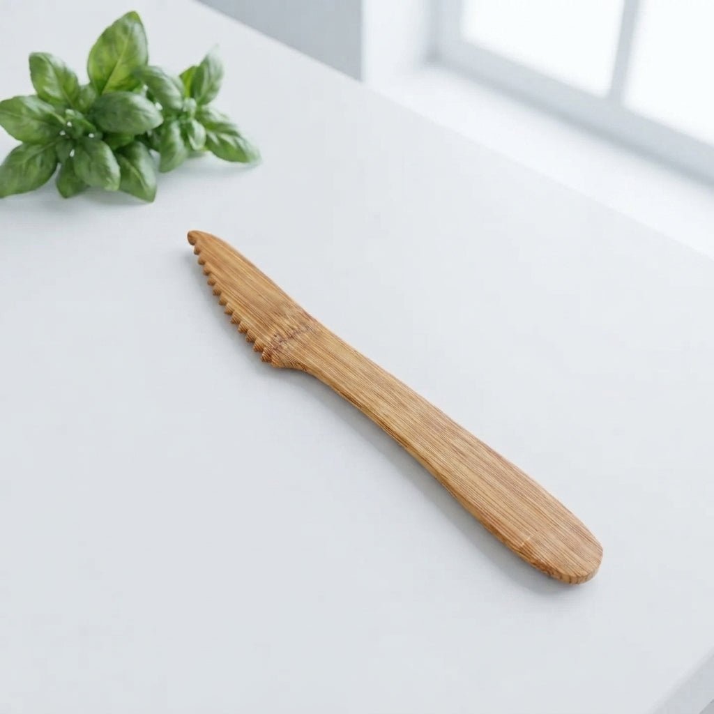 Bamboo Serrated Knife