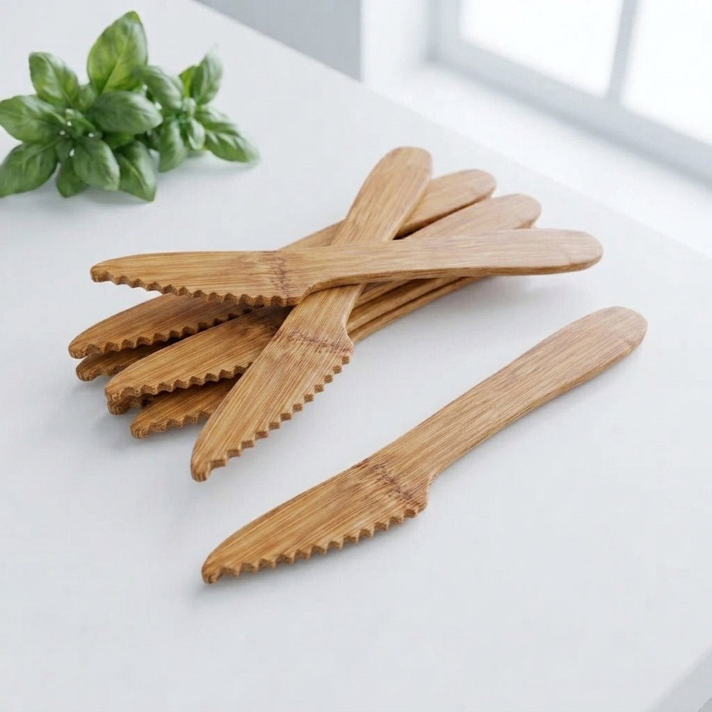 Bamboo Serrated Knife