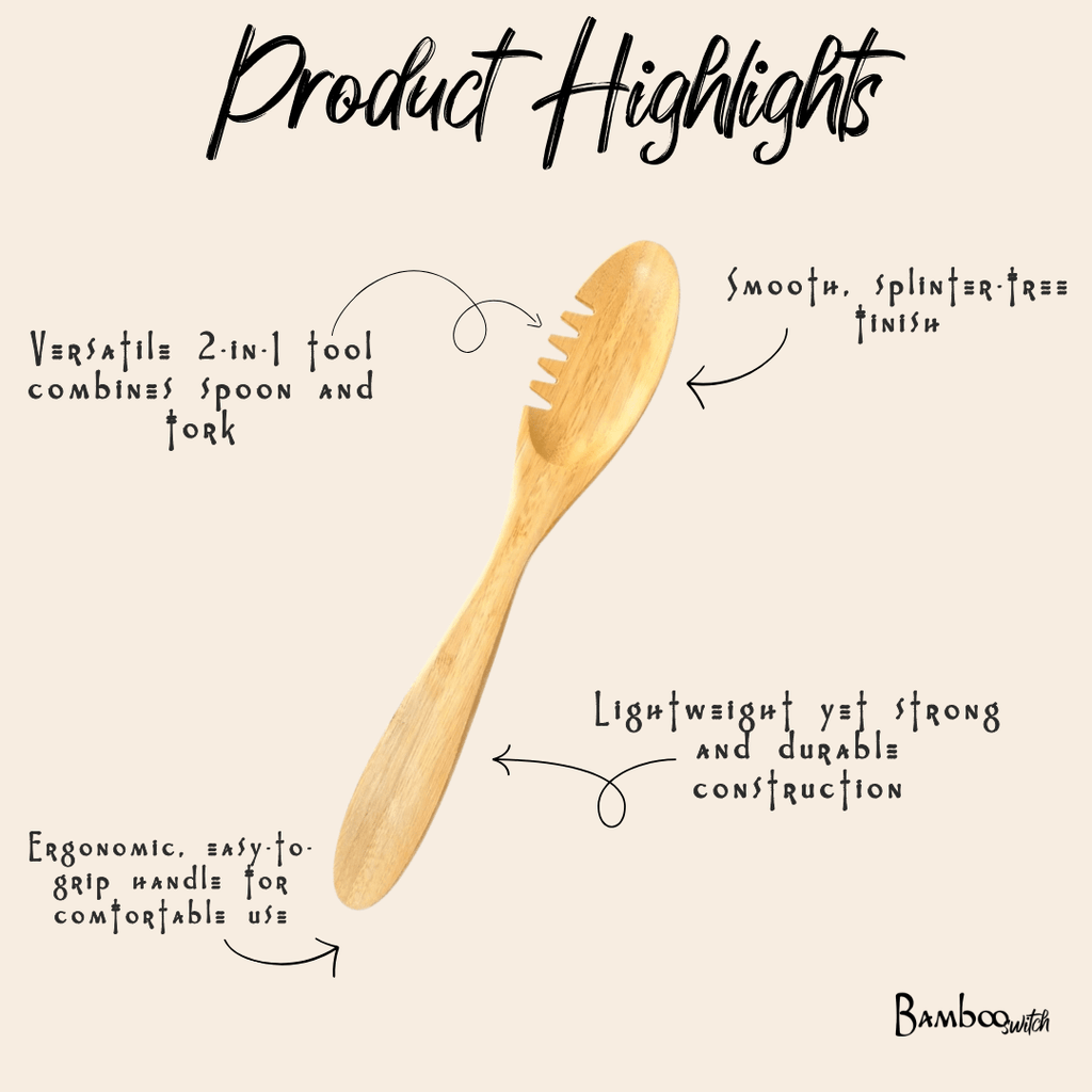 Bamboo Serving Utensil Spoon