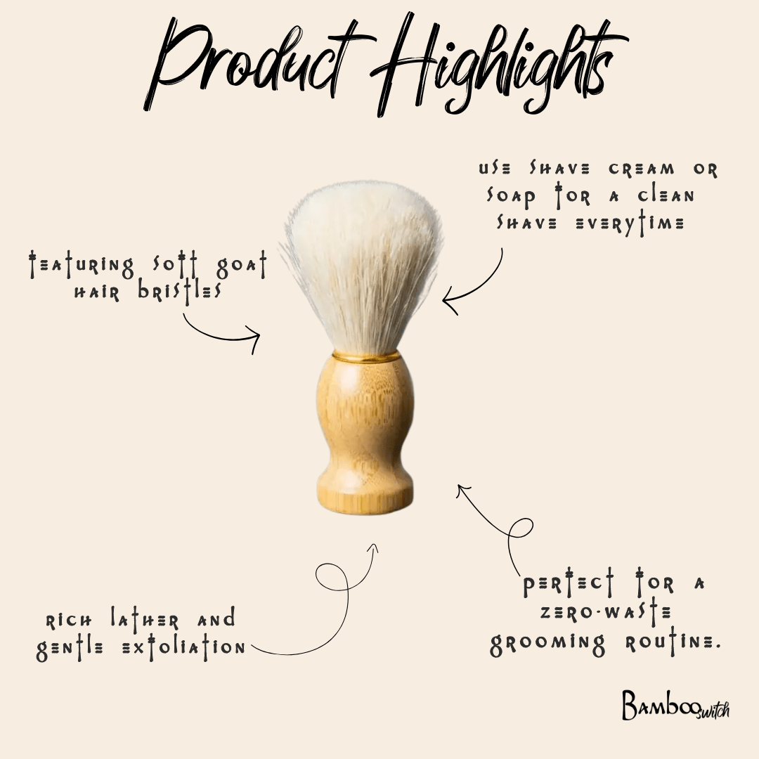 Bamboo Shave Brush