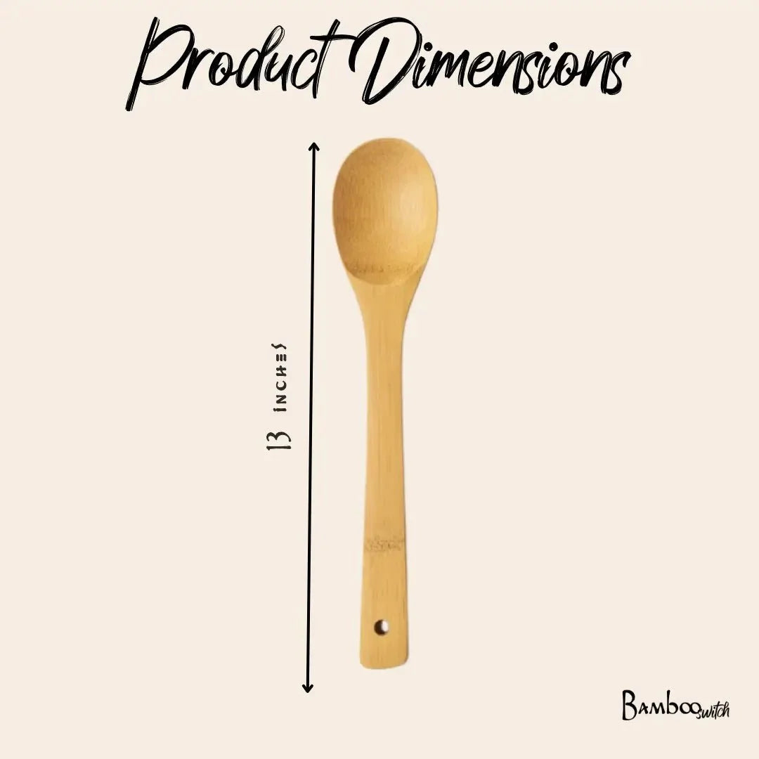 Bamboo Spatula | Slotted Spoon