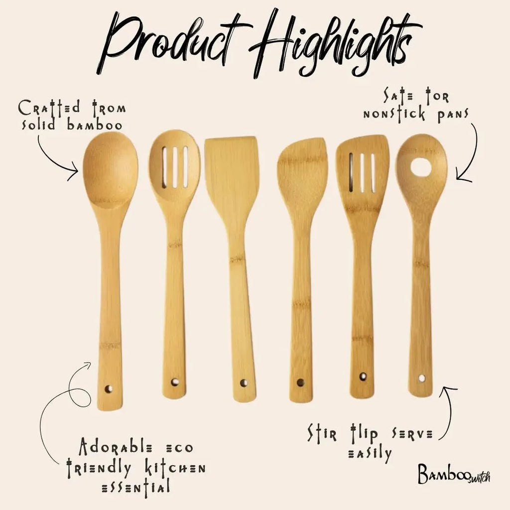 Bamboo Slanted Spatula