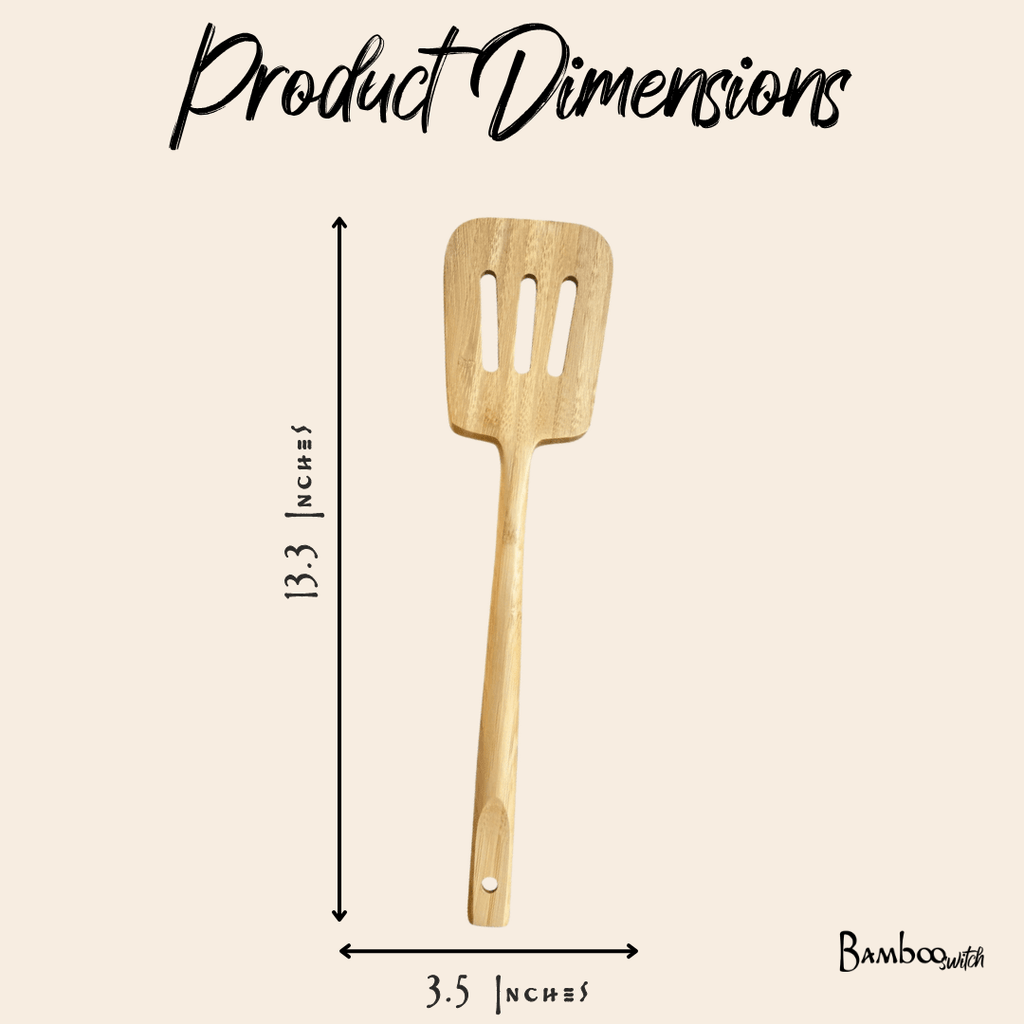 Bamboo Slotted Spatula