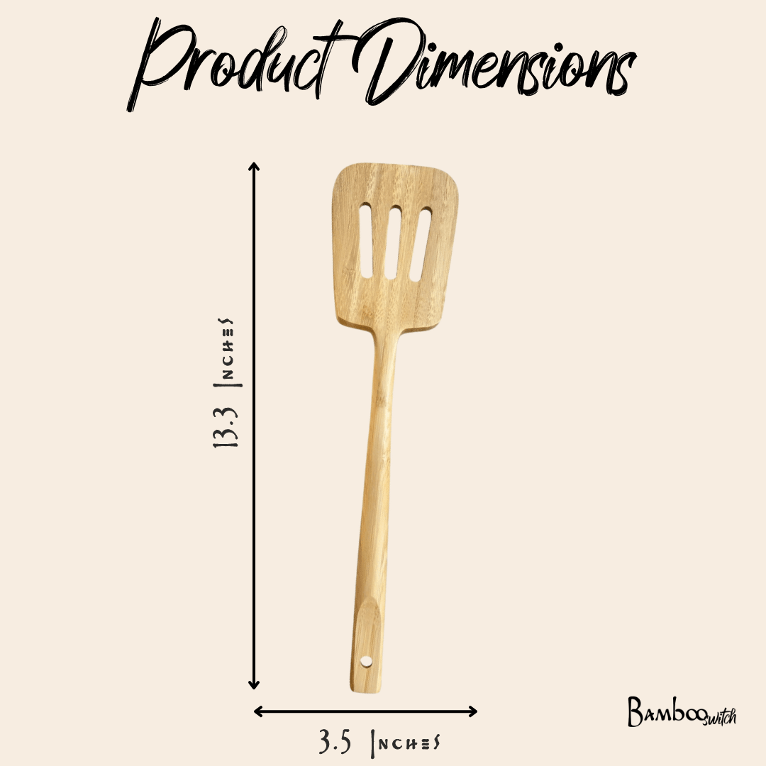 Bamboo Slotted Spatula