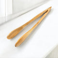 Bamboo Slotted Tongs