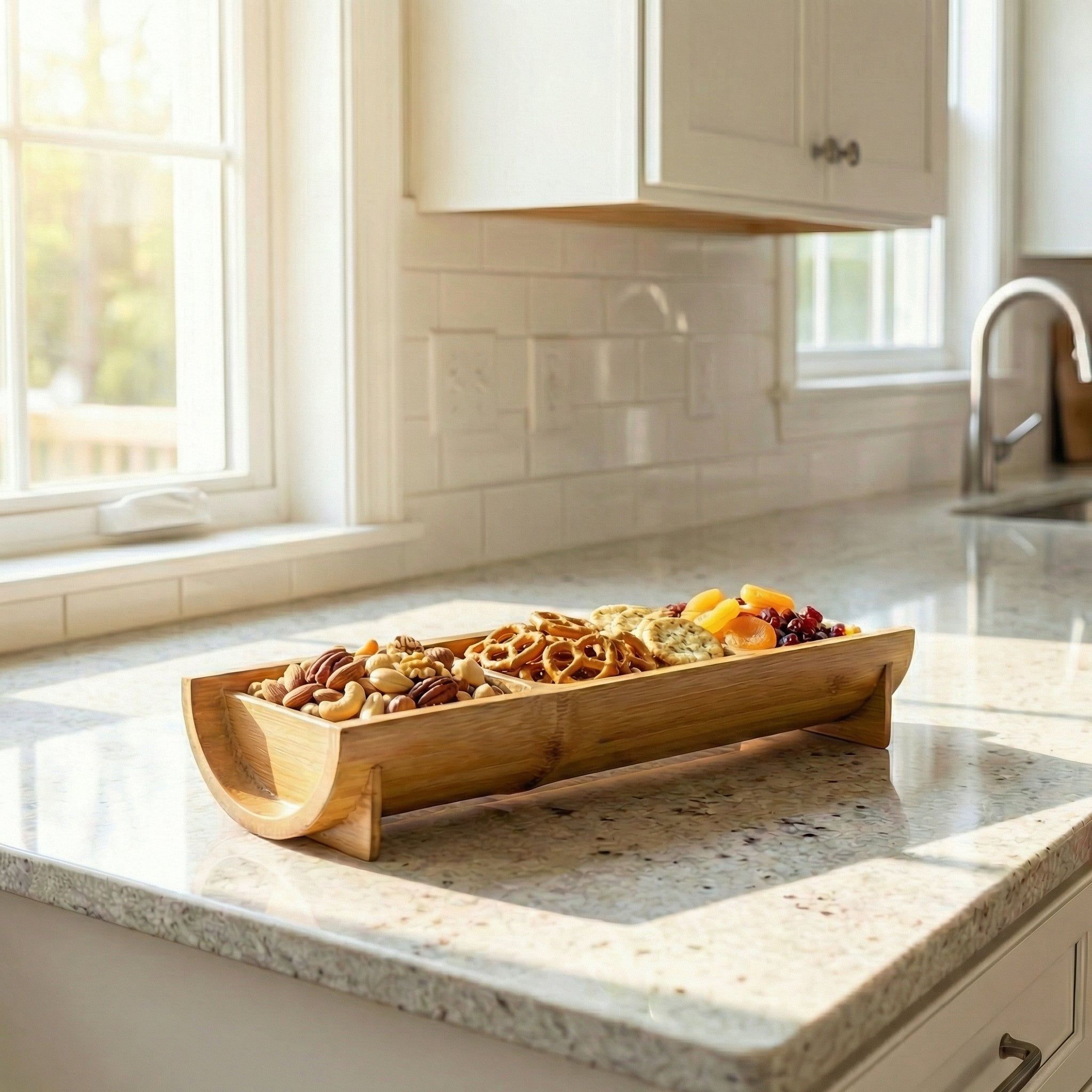 Bamboo Snack Tray