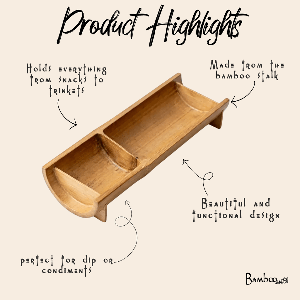 Bamboo Snack Tray