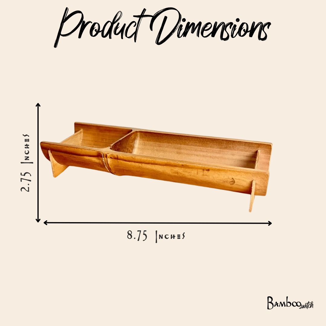 Bamboo Snack Tray