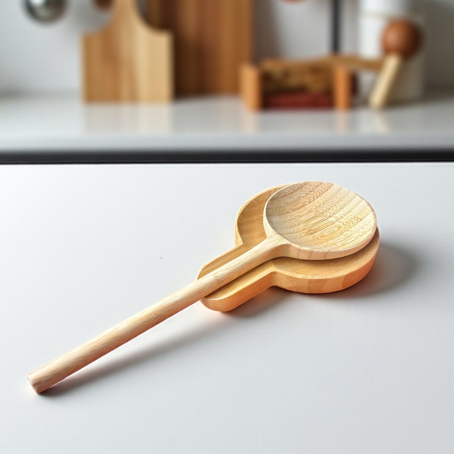 Bamboo Spatula Rest