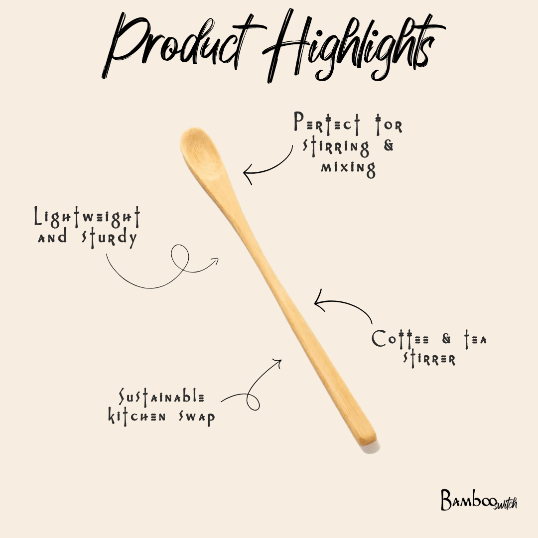 Bamboo Spoon | Long Stir Spoon