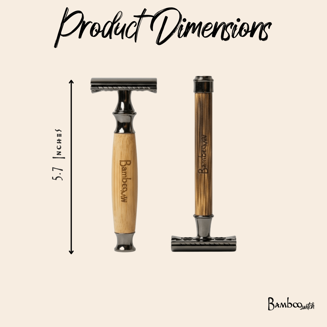 Bamboo Stainless Steel Safety Razor
