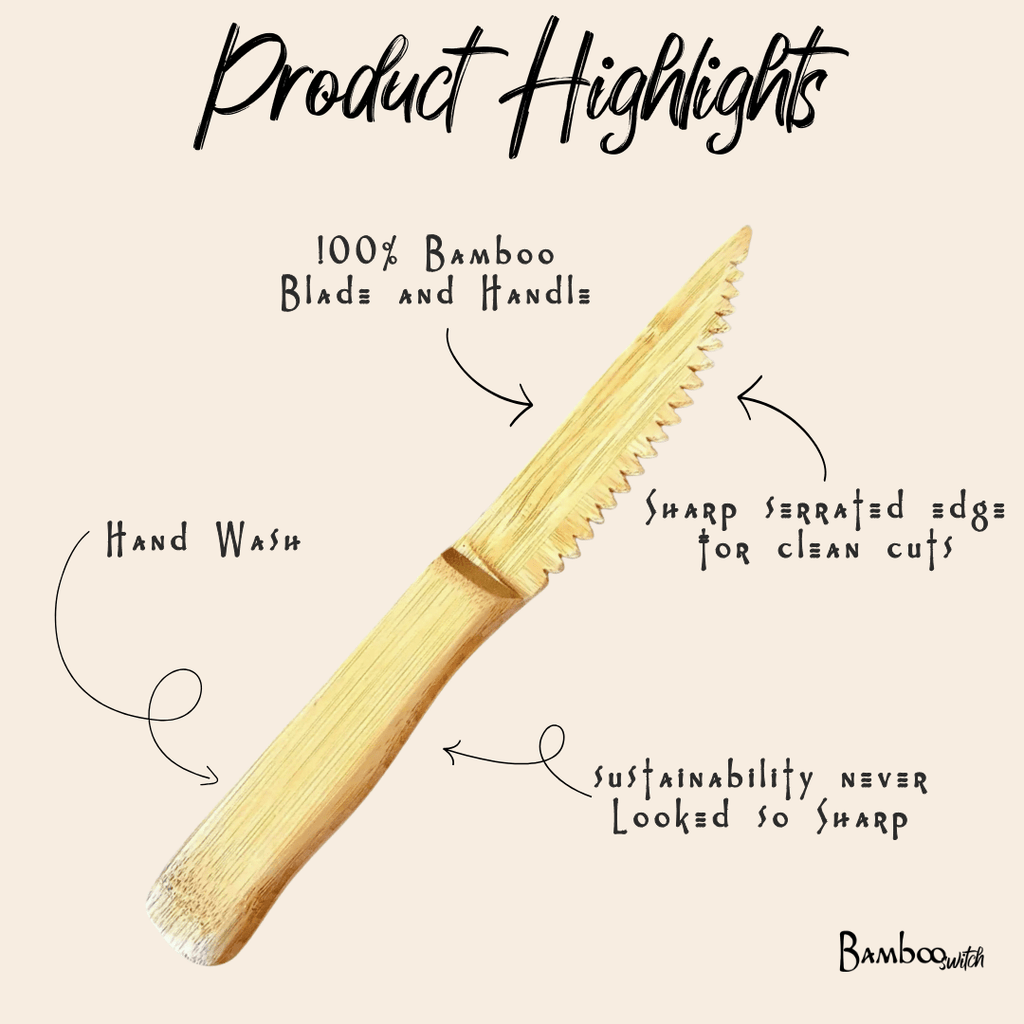 Bamboo Steak Knife