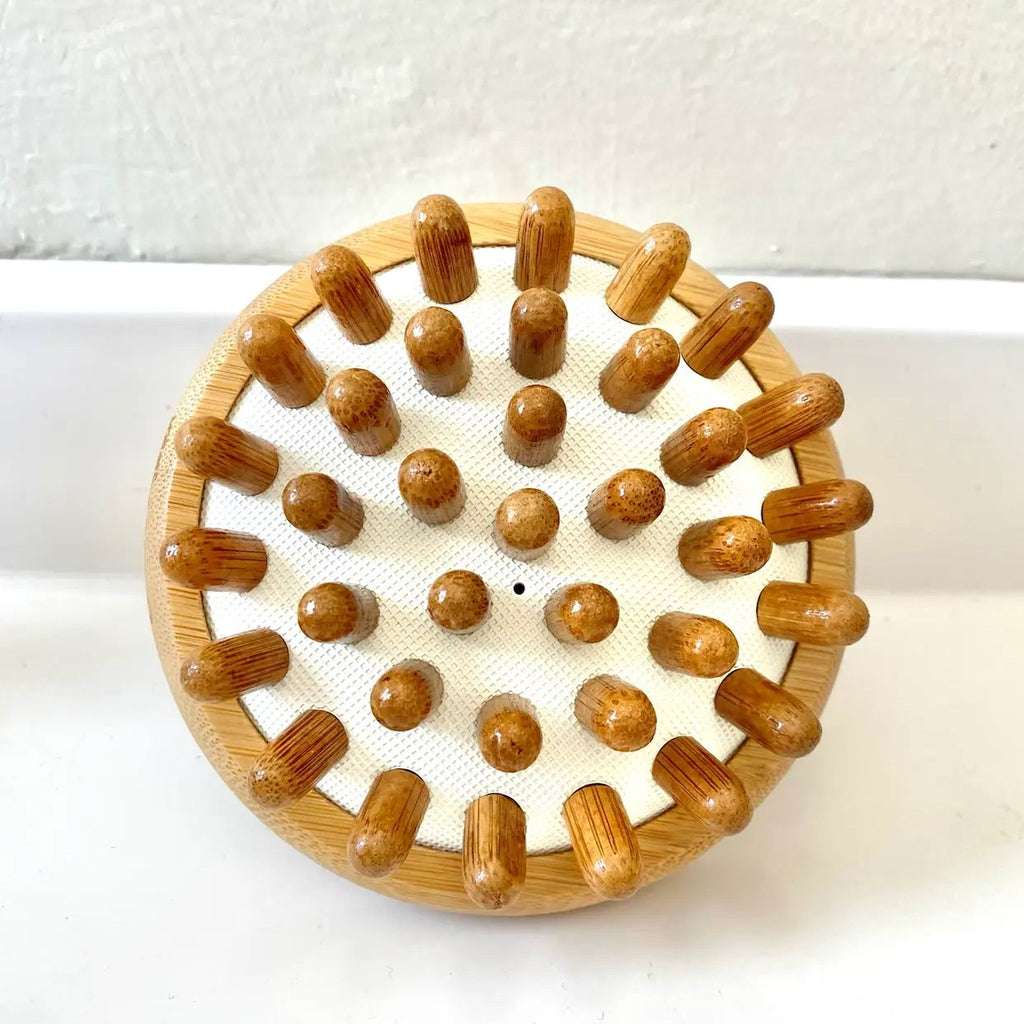 Bamboo Stimulating Scalp Massager