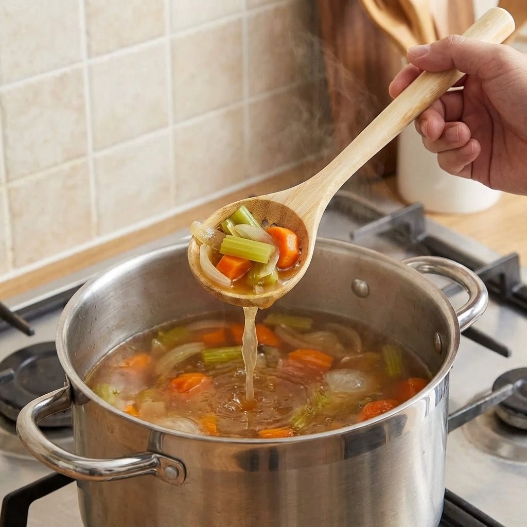 Bamboo Straining Ladle