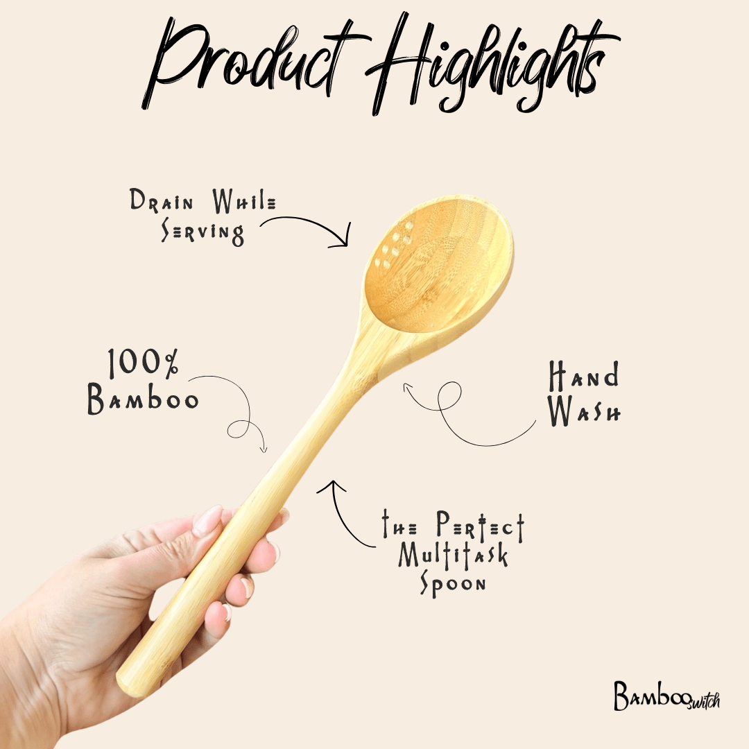 Bamboo Straining Ladle