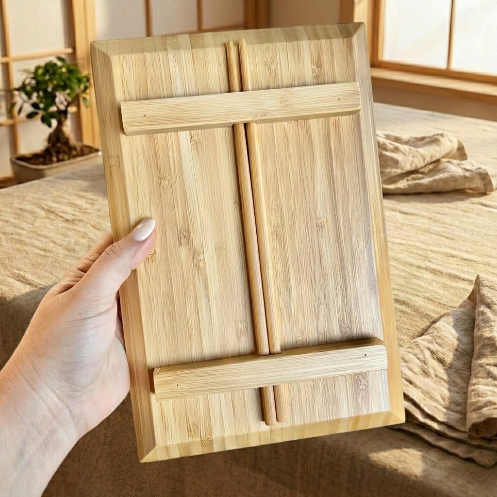 Bamboo Sushi Plate Set