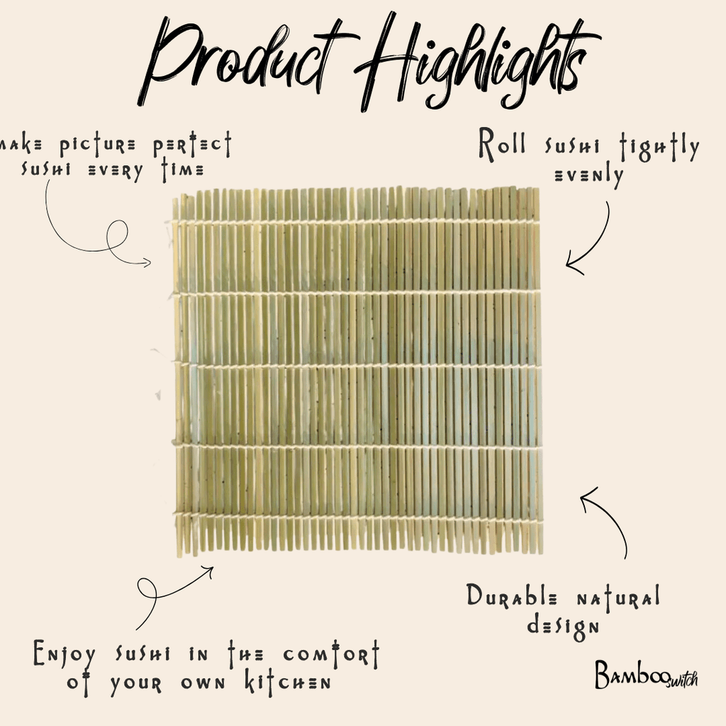 Bamboo Sushi Rolling Mat