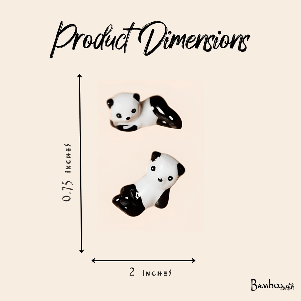 Panda Chopstick Rest | Set of 2