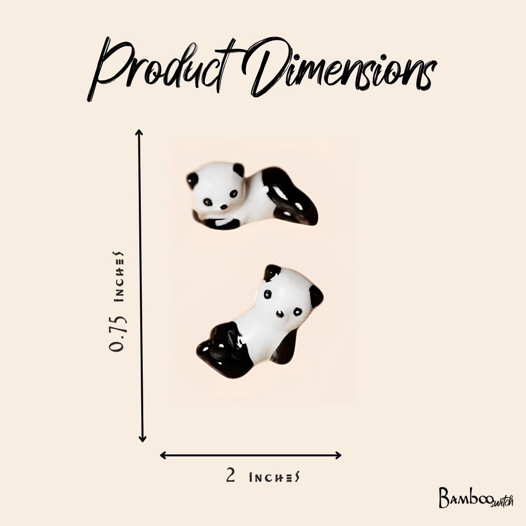 Panda Chopstick Rest | Set of 2