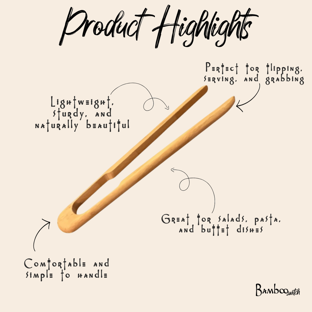 Bamboo Tong 12"