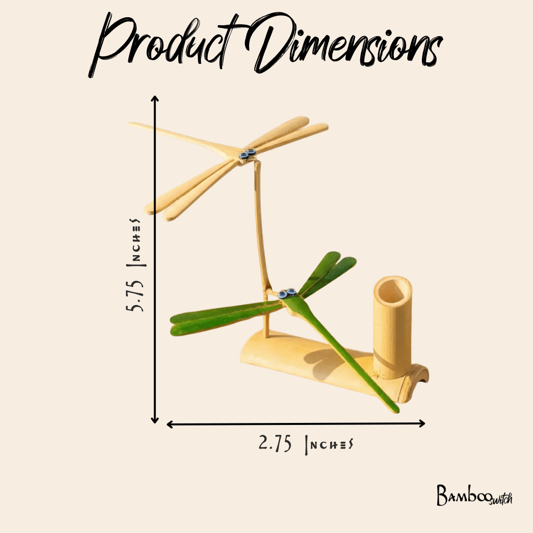 Bamboo Self Balancing Dragonfly Set